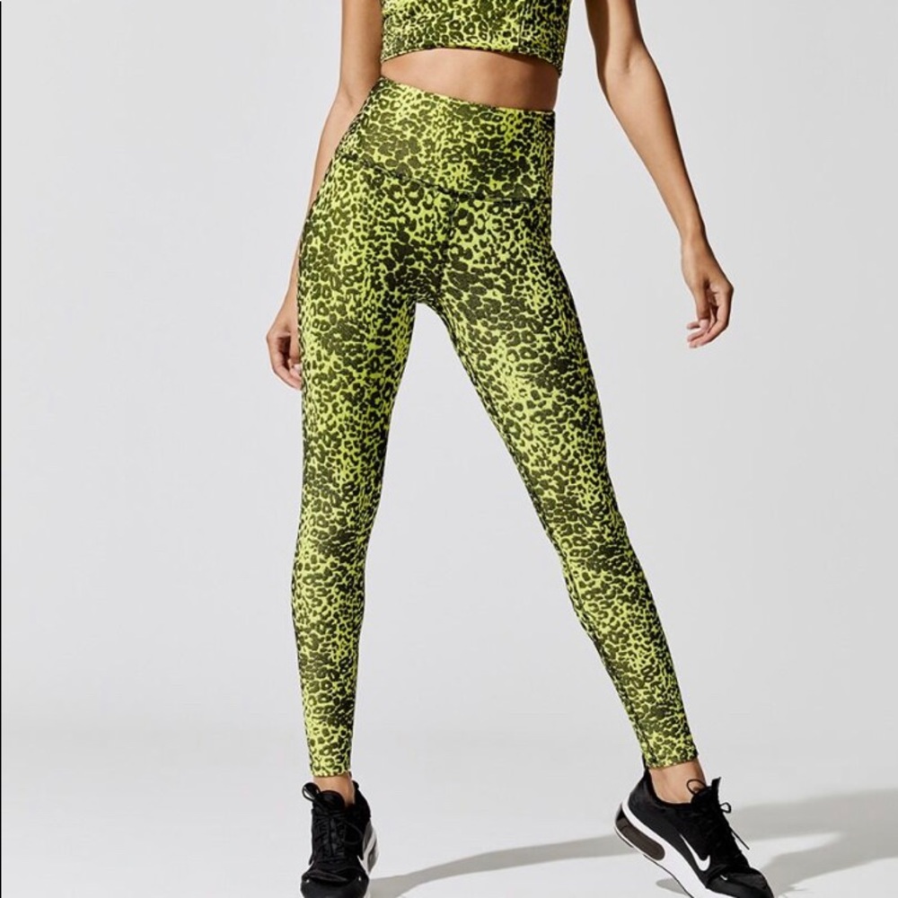 ONA Neon Cheetah Leggings from Carbon38